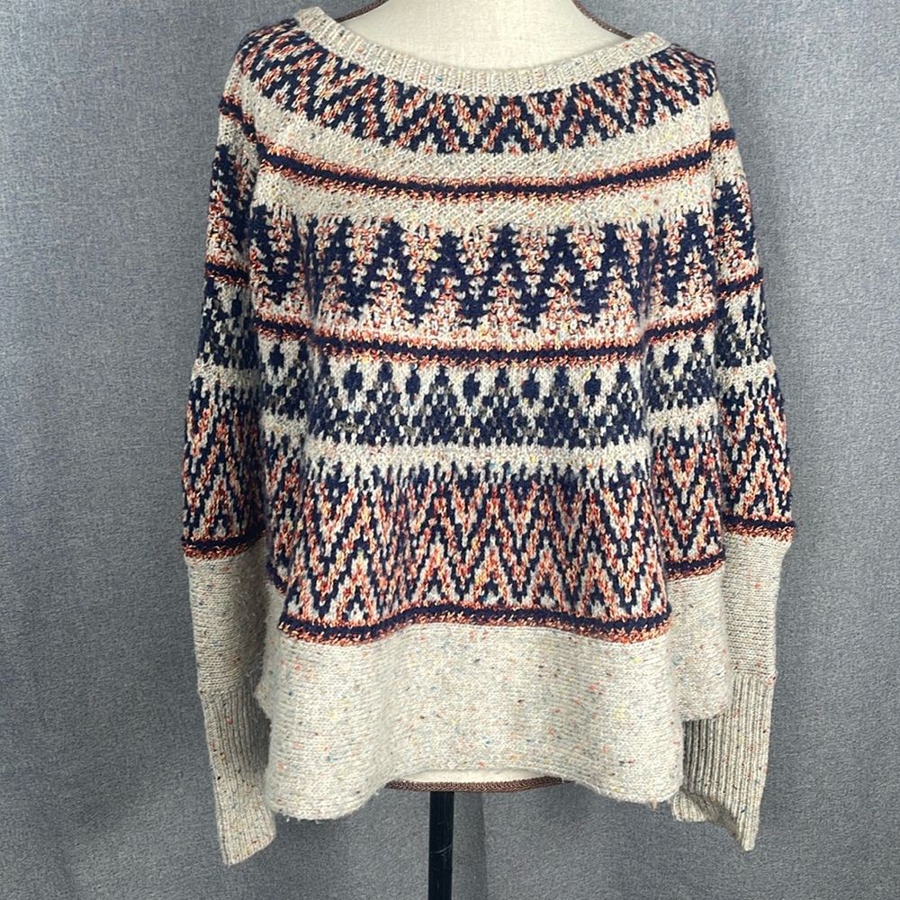 Anthropologie Sleeping on Snow Women’s XS Wool Blend Sweater Bat Wing  857